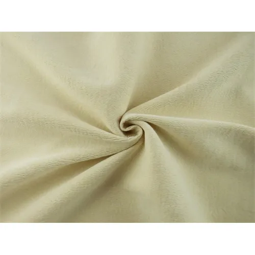 1 3/4 YD PC-Cream Ivory P Kaufmann Ripple Velvet Home Decorating Fabric