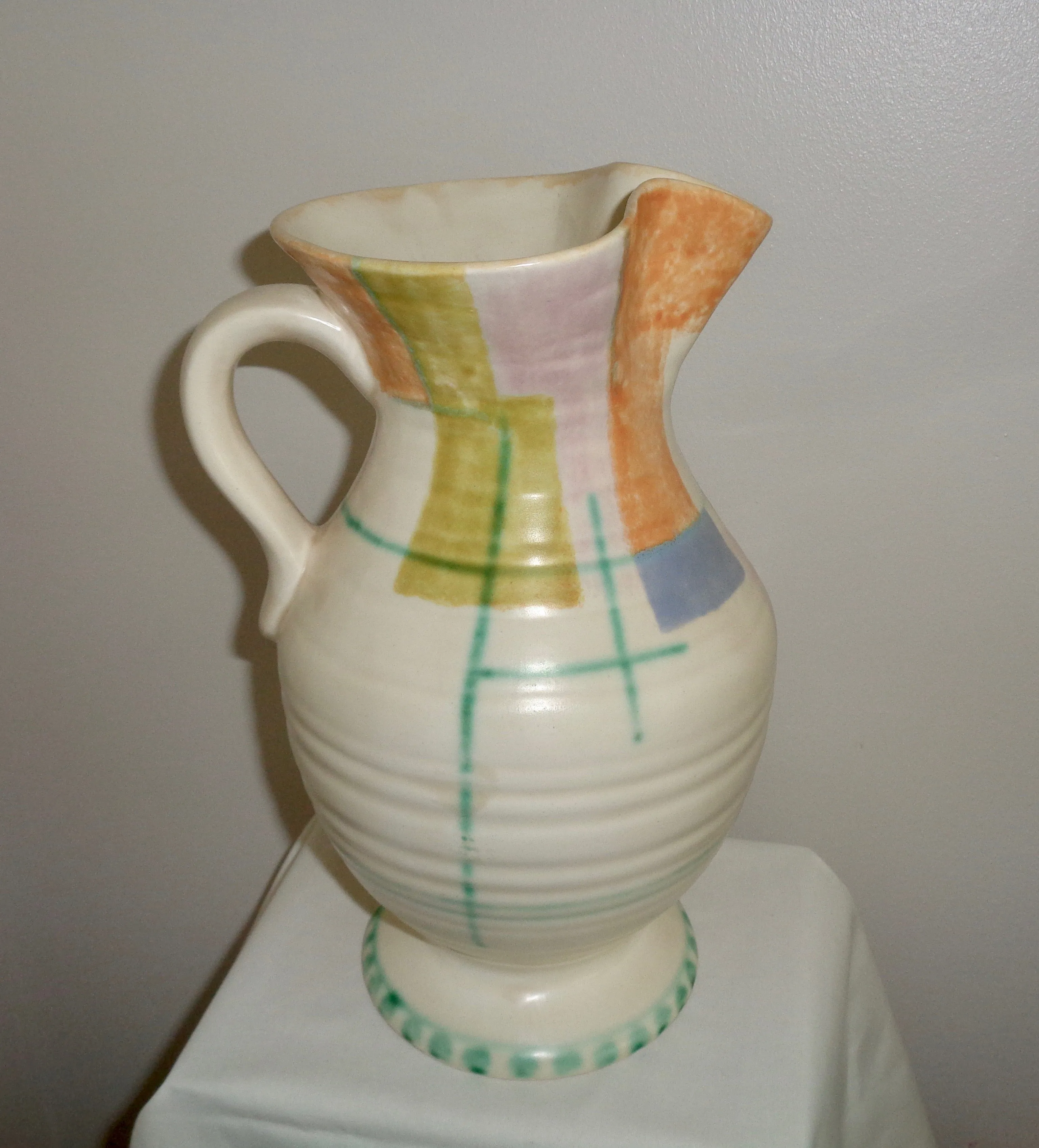 1930s Beswick Trentham Art Pottery Pinch Neck Ruth Jug