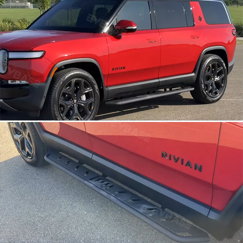 2025 Rivian R1T/R1S Running Boards Side Steps Nerf Bars Rivian Exterior Accessories EVBASE