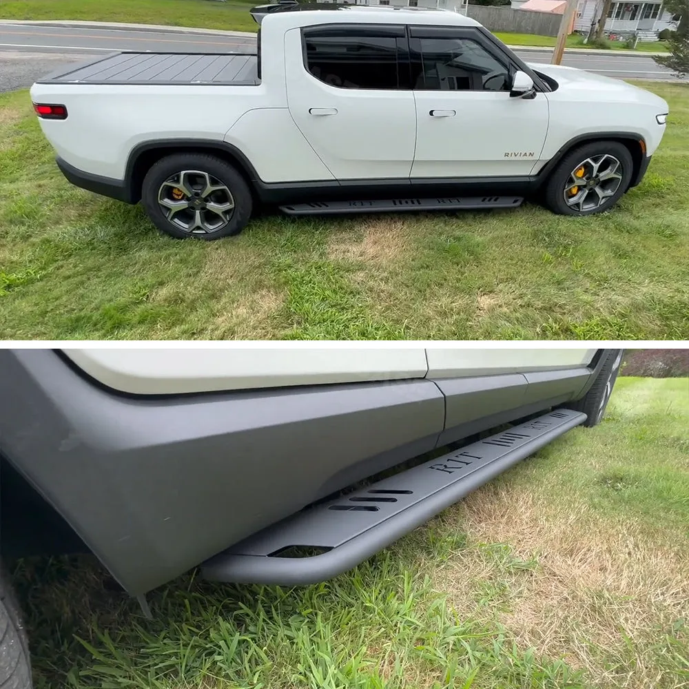 2025 Rivian R1T/R1S Running Boards Side Steps Nerf Bars Rivian Exterior Accessories EVBASE