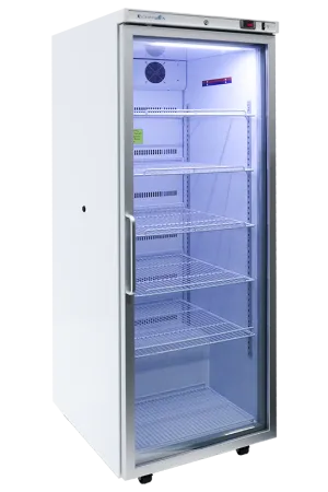 24 Cu. Ft. Glass Door Upright Refrigerator