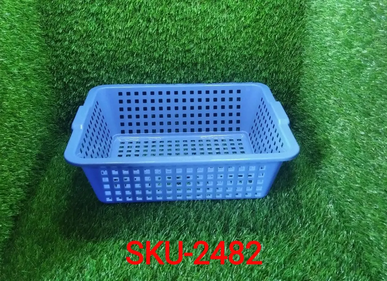 2482 Plastic Medium Size Cane Fruit Baskets