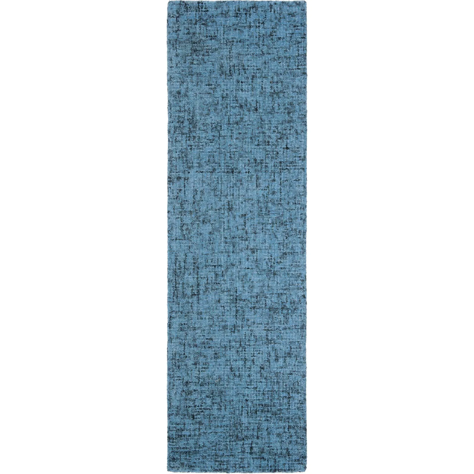 Abstract Blue/Multi Runner Rug