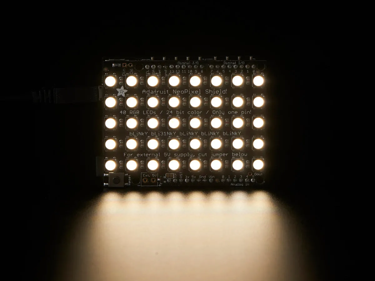 Adafruit NeoPixel Shield - 40 RGBW - Natural White