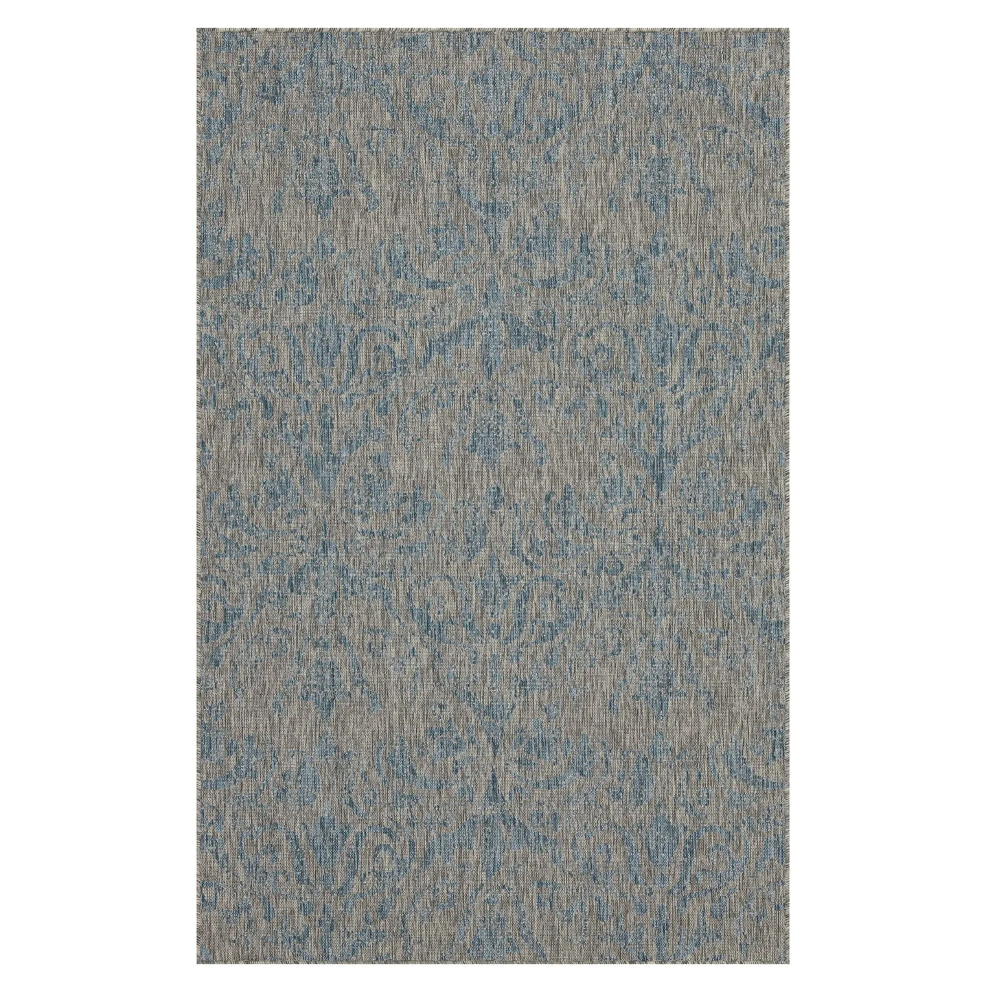 Aqua Flatweave Outdoor Rug - Lanark