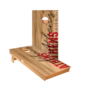 Athens Campus Gameday Star Cornhole Boards