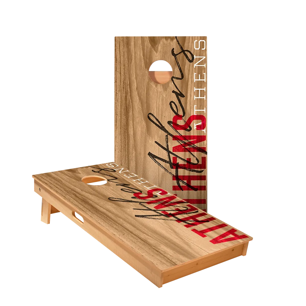 Athens Campus Gameday Star Cornhole Boards