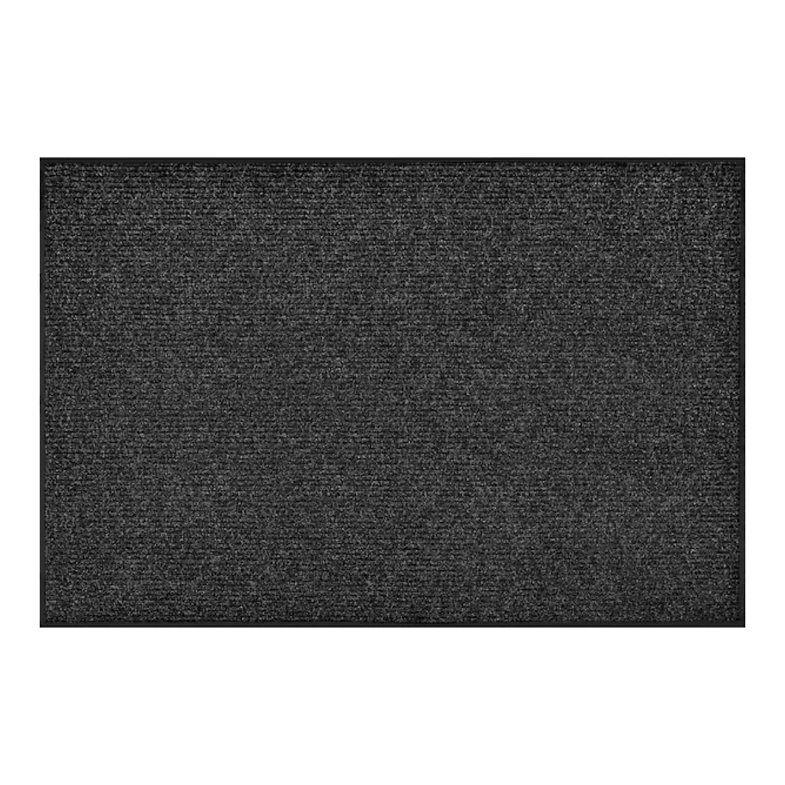 Basic Black House Drum Rug 3ft x 5ft Rubberback