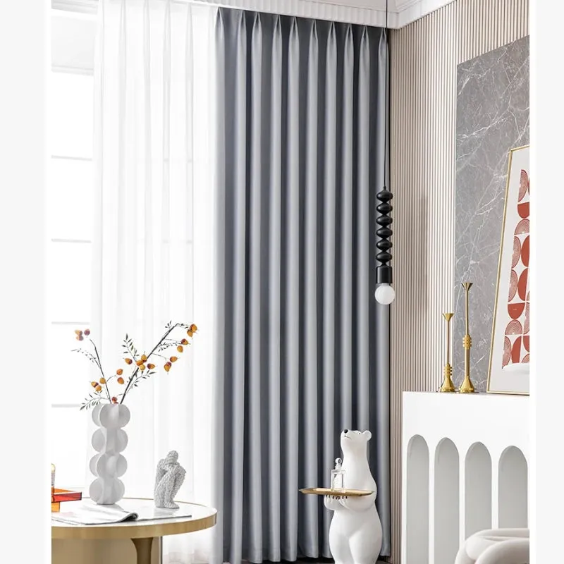 Bella Glossy Polyester Custom Blackout Curtain