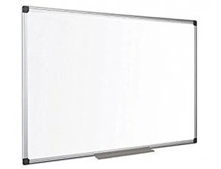 Bi-Office Non-Magnetic Whiteboard Aluminium Frame 60x90cm