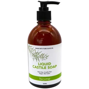 Biome Concentrated Liquid Castile Soap Unscented 250ml Australian Made