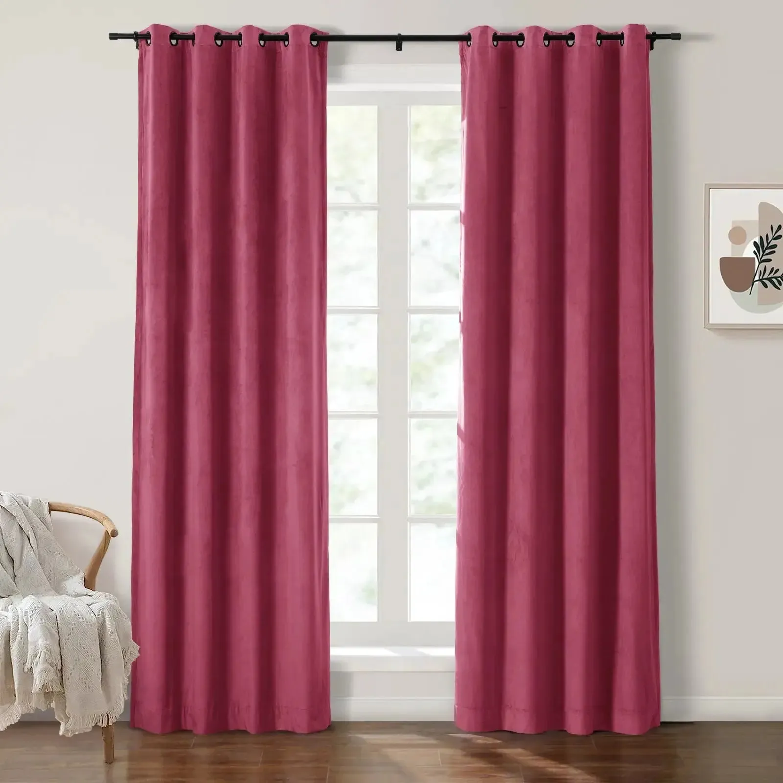 Birkin Velvet Curtain Grommet