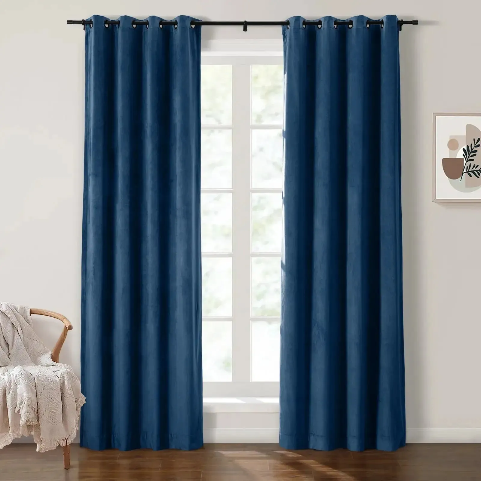 Birkin Velvet Curtain Grommet