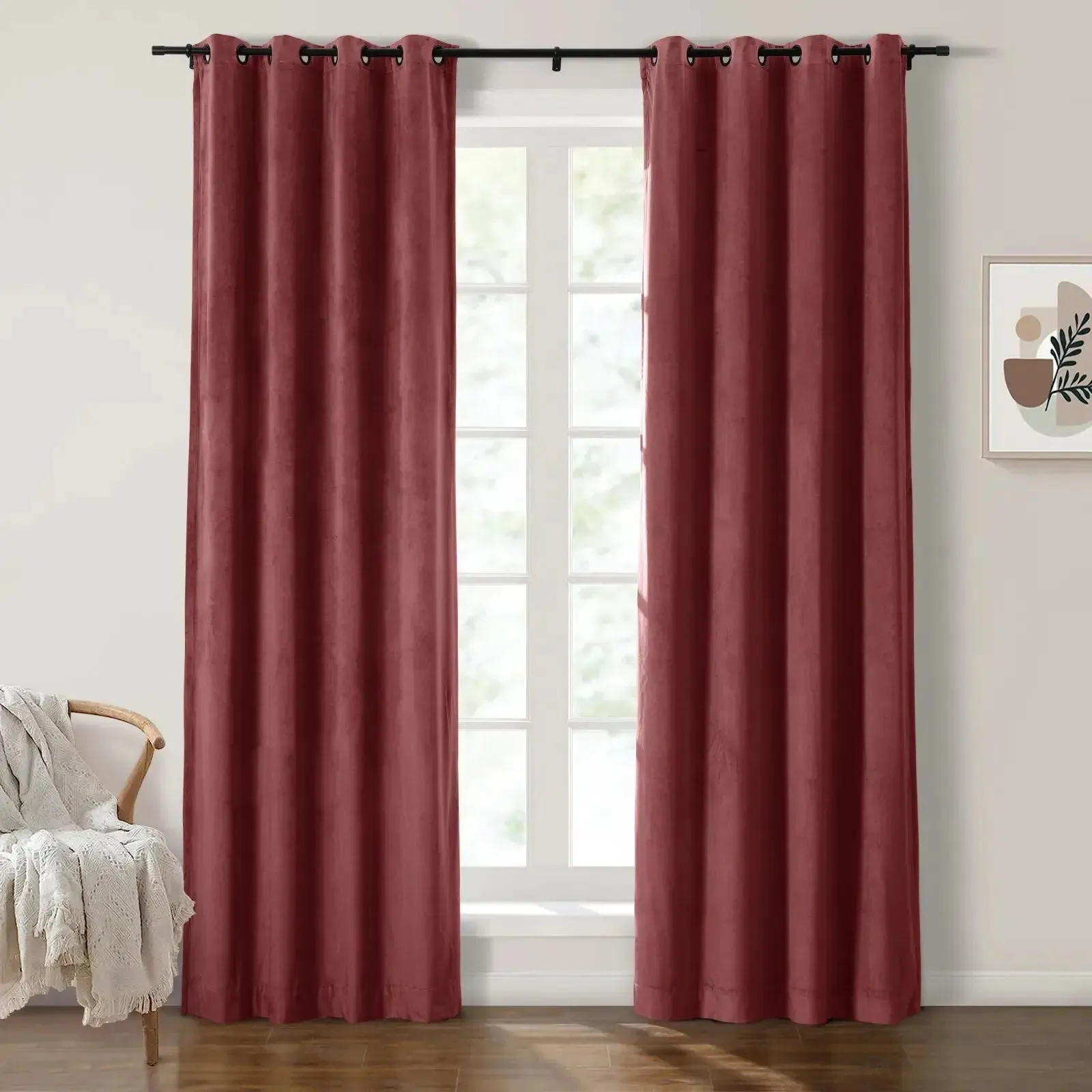 Birkin Velvet Curtain Grommet