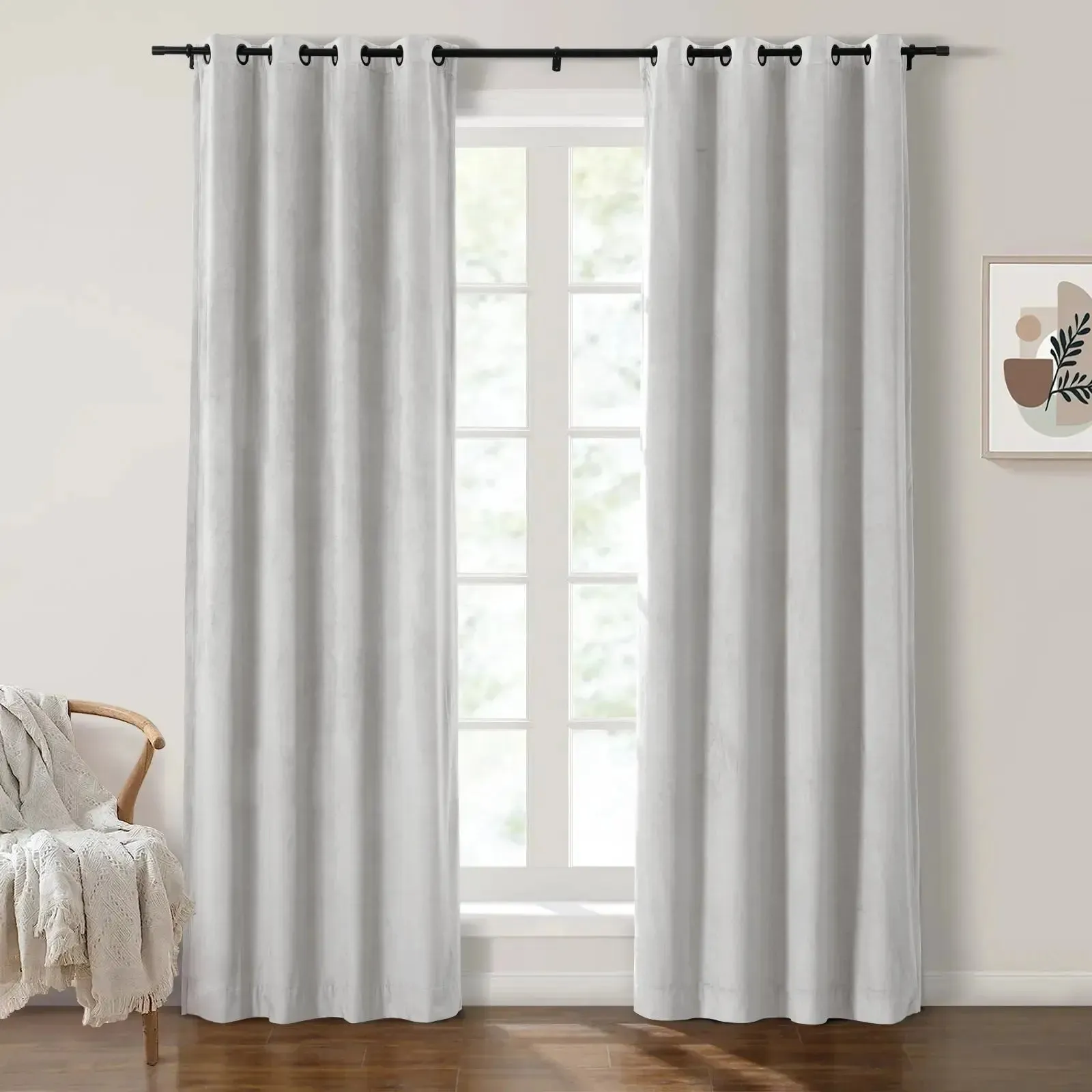 Birkin Velvet Curtain Grommet