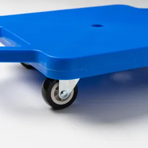 BLUE Sturdy Moulded Plastic Scooter Board (Small / Blue)