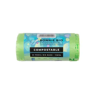 Bonnie Bio 20 x 11-12L Compostable Bin Bags Roll