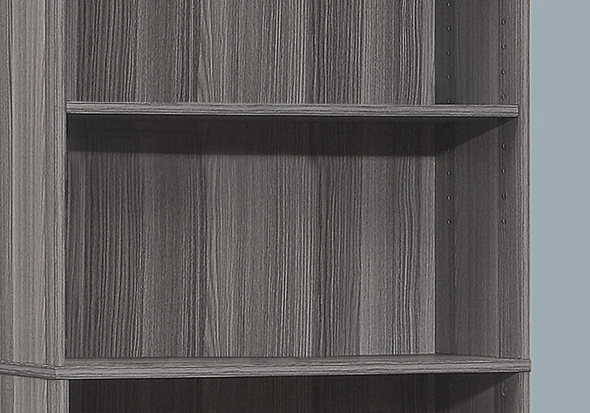 Bookcase - 72"H / Grey With 5 Shelves