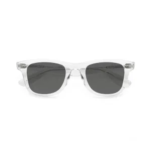 Caddis Porgy Backstage Polarized Grey Sunglasses w/ Clear Frame