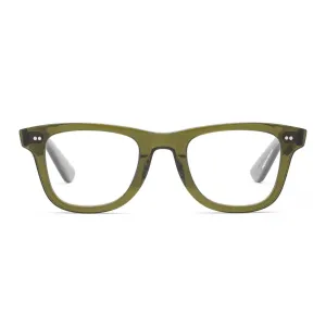 Caddis Porgy Backstage Reading Glasses Heritage Green Thin Frame