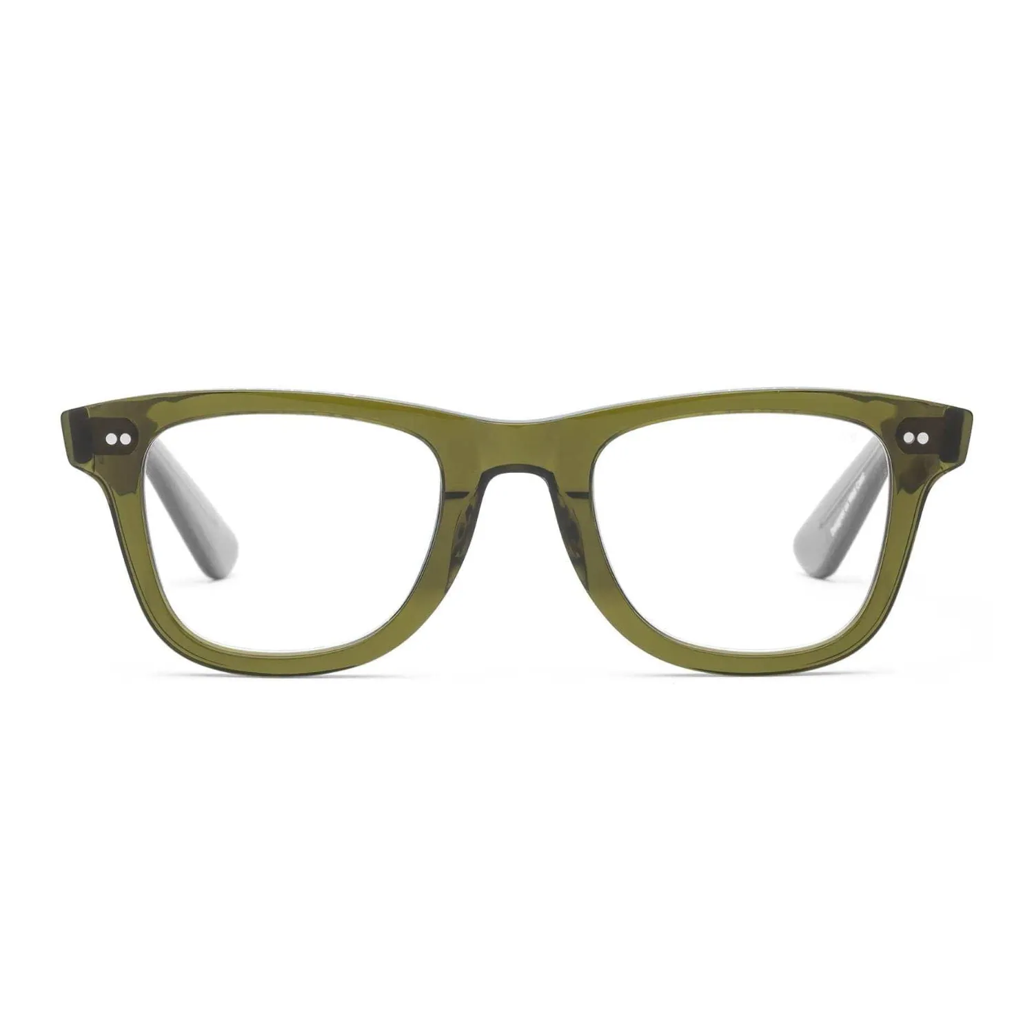 Caddis Porgy Backstage Reading Glasses Heritage Green Thin Frame