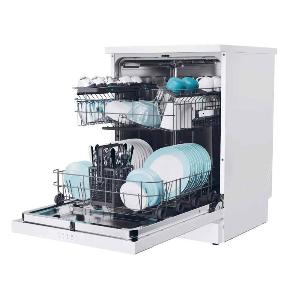 Candy Rapido 13 Place Freestanding Standard Dishwasher - White | CF 3E9L0W