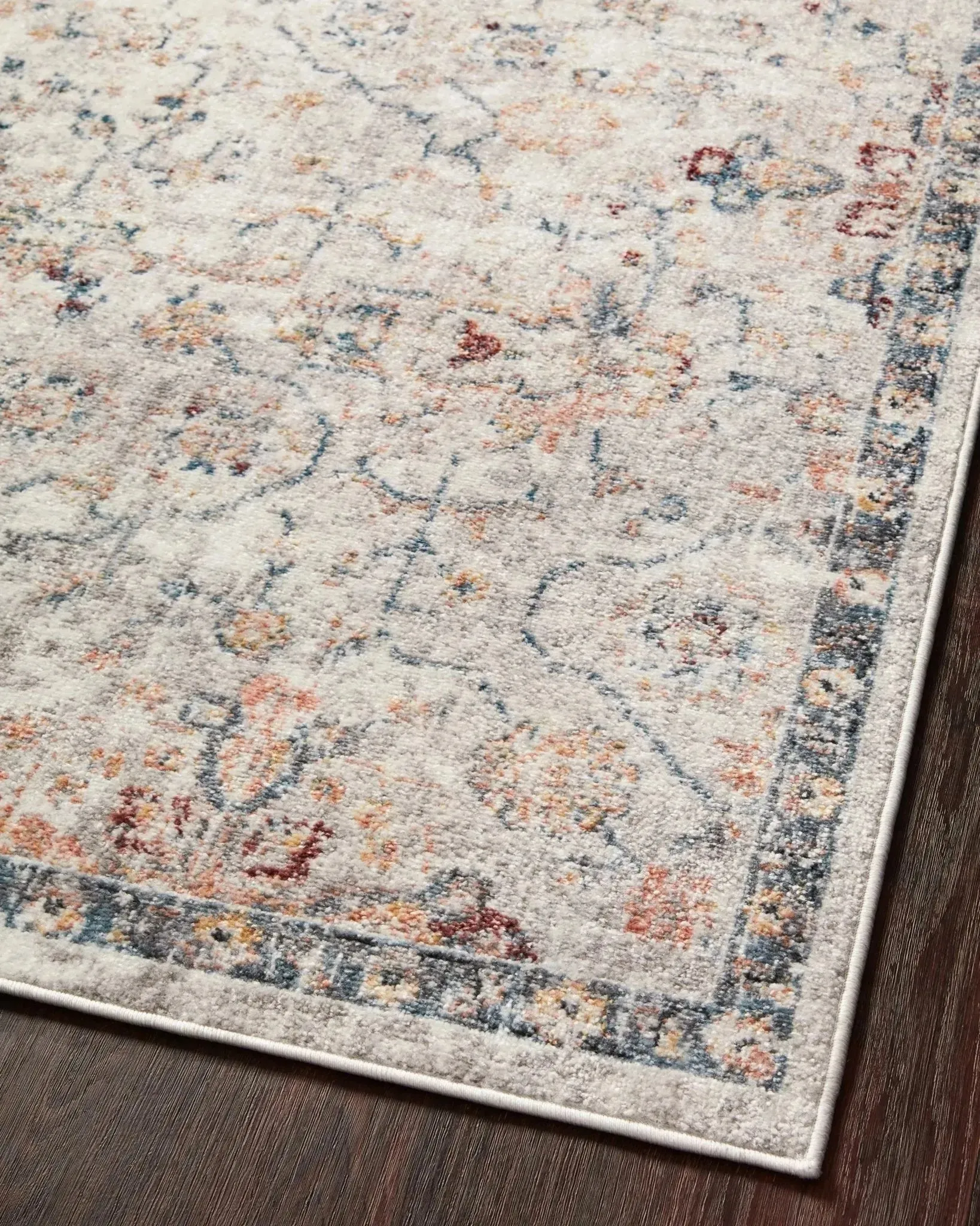 Cassandra CSN-03 Dove/Navy Rug