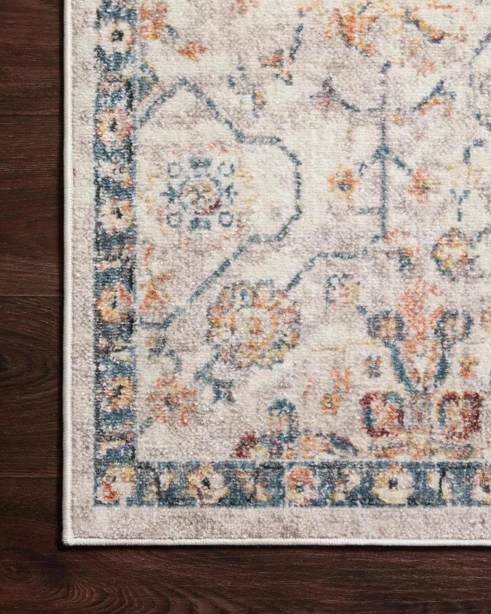 Cassandra CSN-03 Dove/Navy Rug