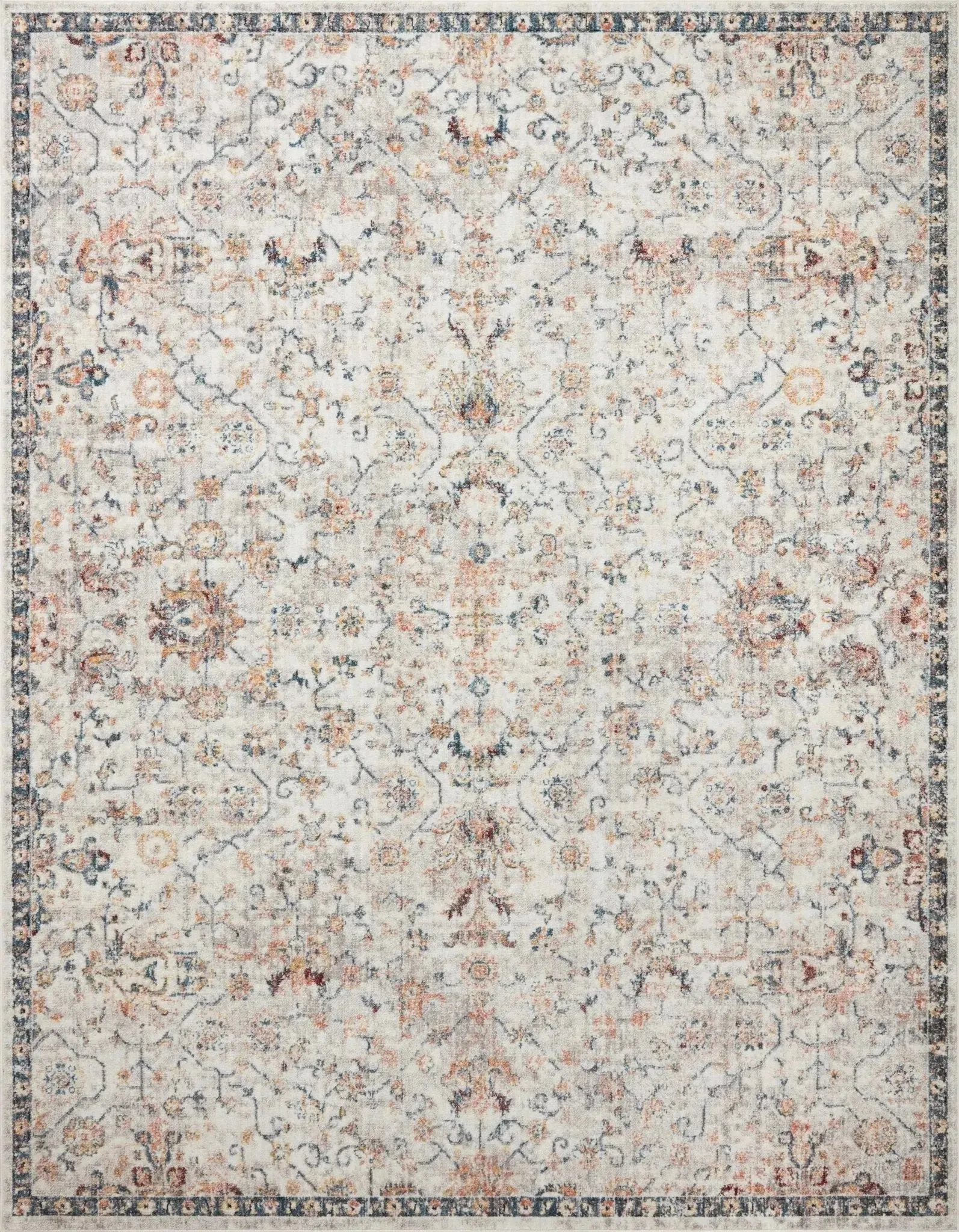 Cassandra CSN-03 Dove/Navy Rug