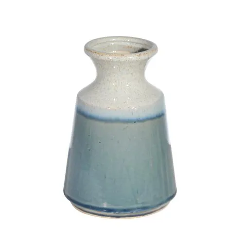 CERAMIC 8.75 VASE, BLUE