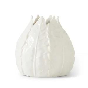 Ceramic Leaf Vase - Medium