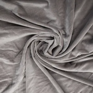 Champagne Color Solid Cotton Velvet Fabric