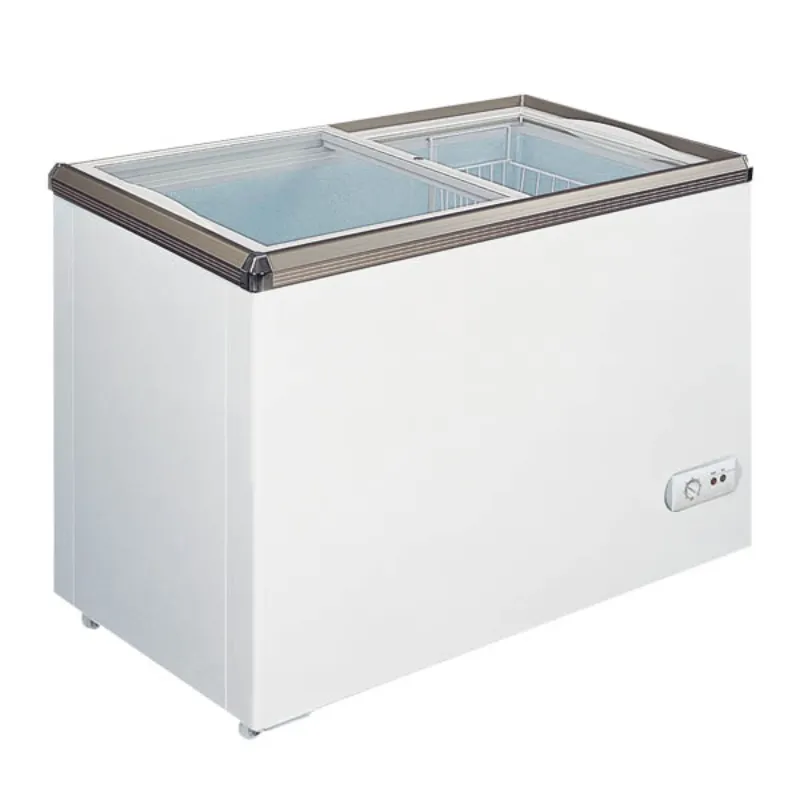 Chef AAA - FR-CN-0150, Commercial 29" Glass Door Frozen Food or Ice Cream Chest Freezer Display 5.3cu.ft.