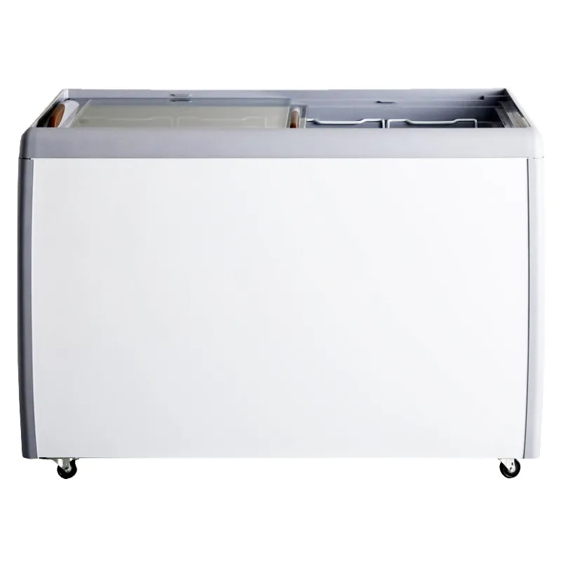 Chef AAA - FR-CN-0360-R, Commercial 50" Glass Door Frozen Food or Ice Cream Chest Freezer Display 13.1cu.ft.