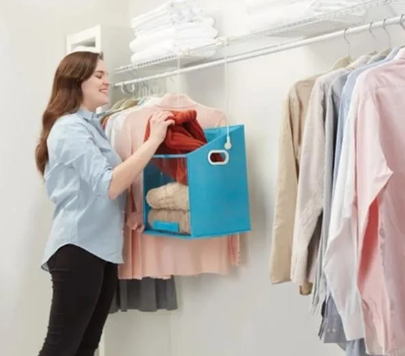 Closet Swing - Top Shelve Closet Caddy Storage Box