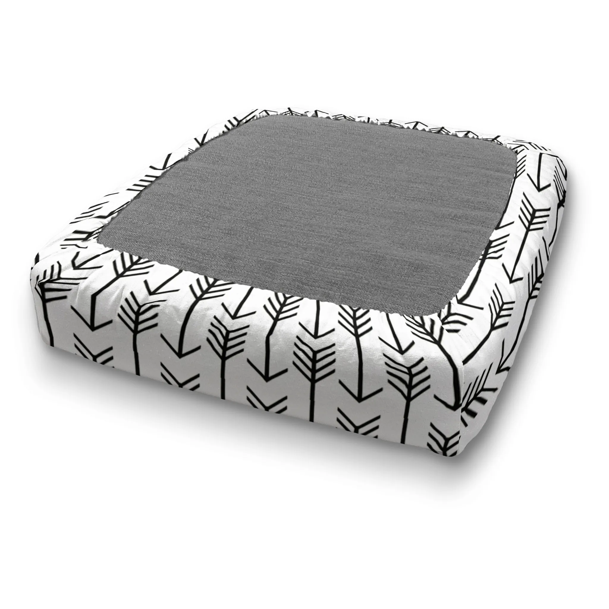 Curved Corner, U-Shaped RV Dinette Custom Elastic Fitted & Protective Cushion Cover - Arrow Tribal Southwest