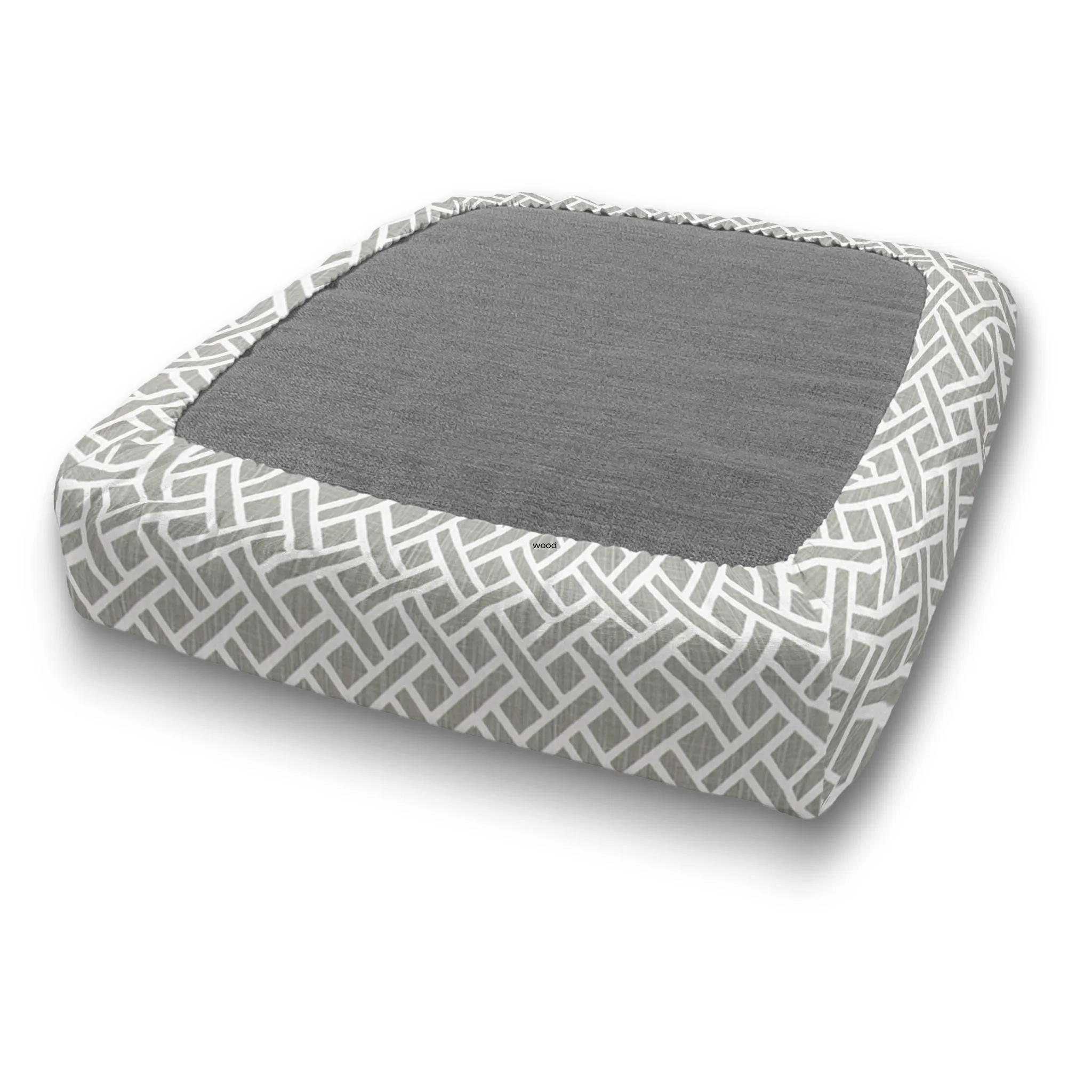 Custom Elastic Fitted & Protective Cushion Cover - Eastwood Slub Cotton