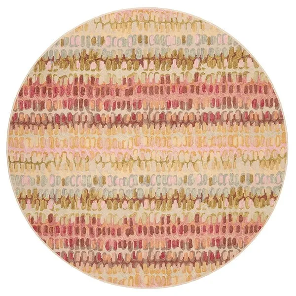 Dash & Albert Paint Chip Pastel Micro Hooked Wool Rug