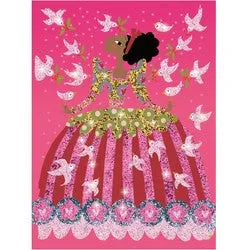 Djeco Glitter Boards - Glitter Dresses