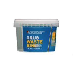 Drug Waste Bin 565ml for Pills/Capsules