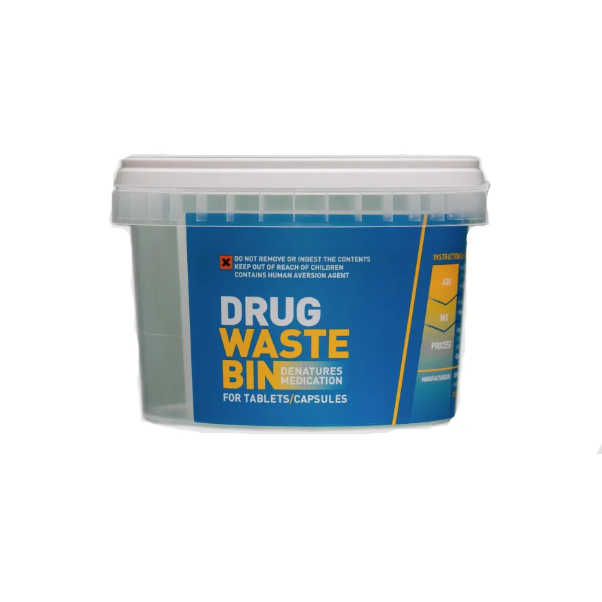 Drug Waste Bin 565ml for Pills/Capsules