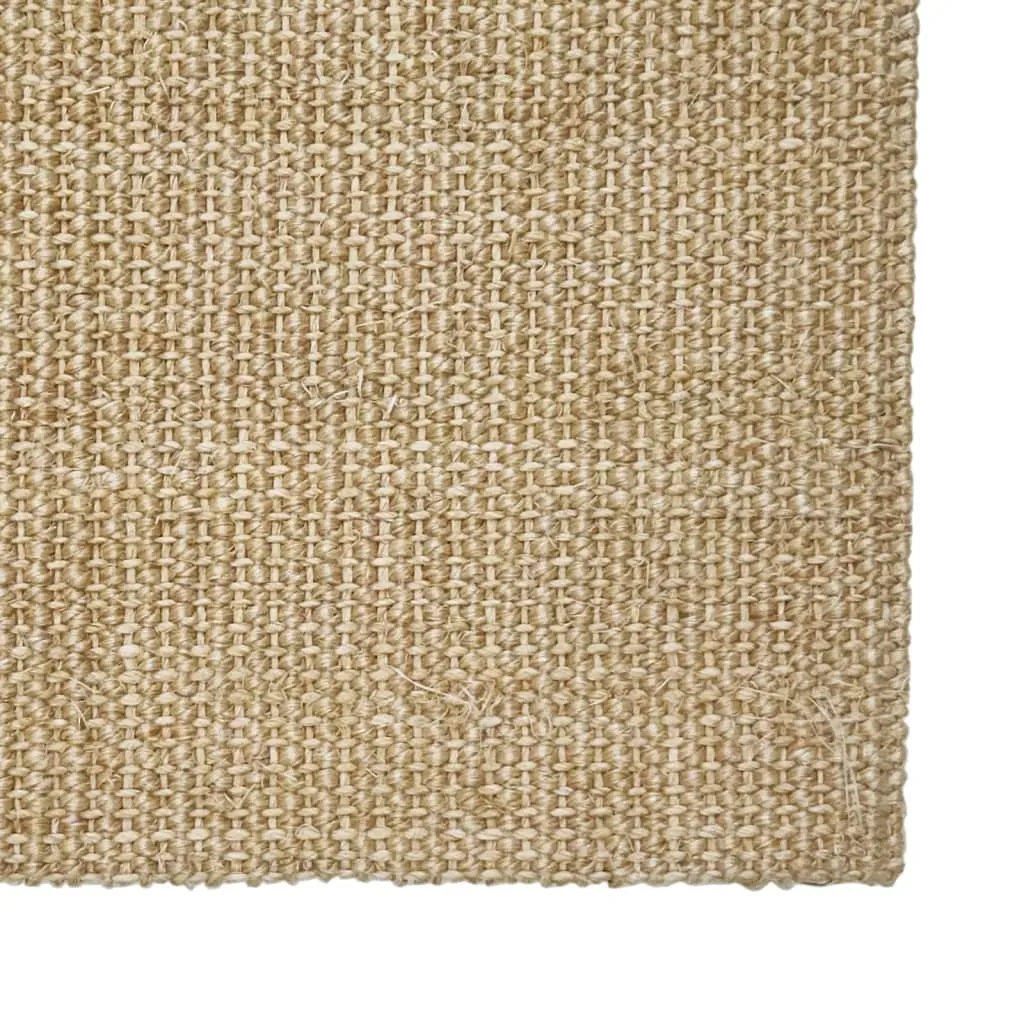 Durable vidaXL Sisal Rug for Cat Scratching Post | 66x300 cm | Non-Slip Backing | Easy Maintenance