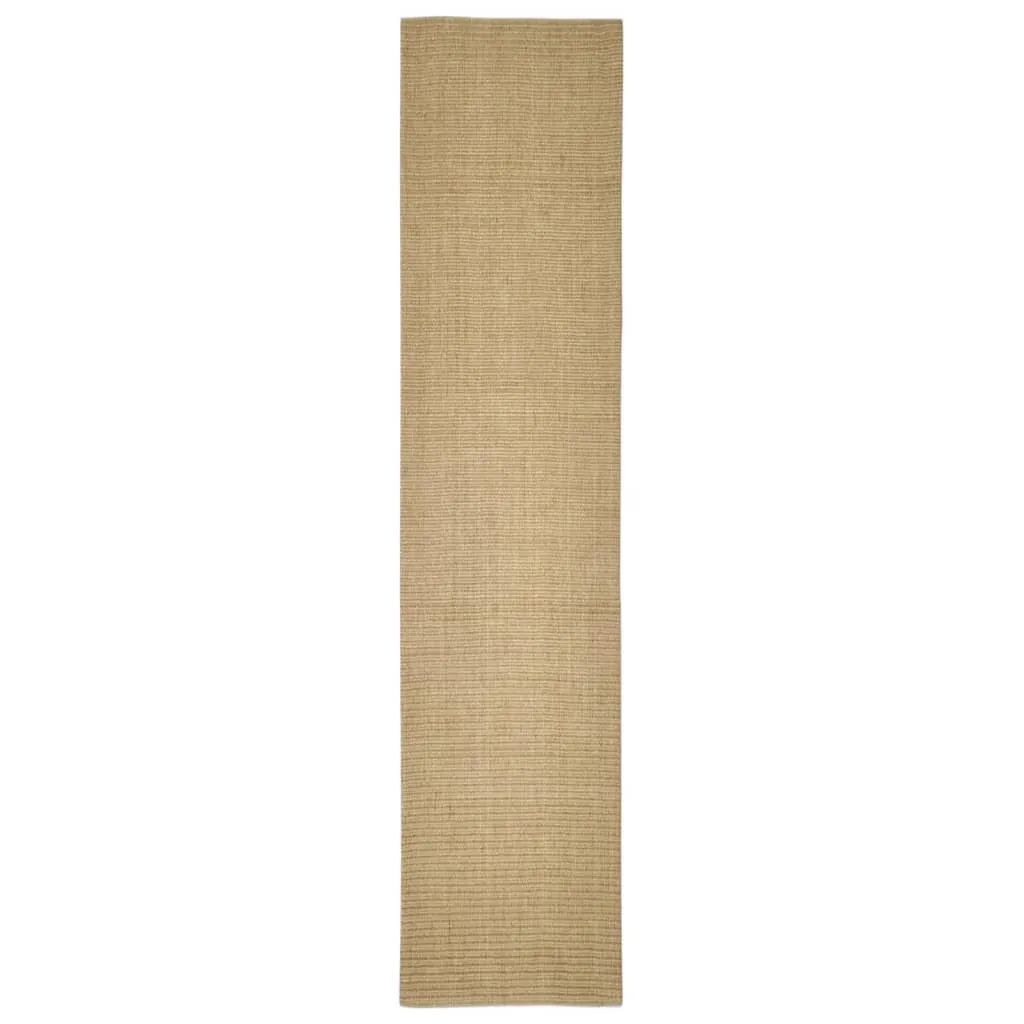 Durable vidaXL Sisal Rug for Cat Scratching Post | 66x300 cm | Non-Slip Backing | Easy Maintenance