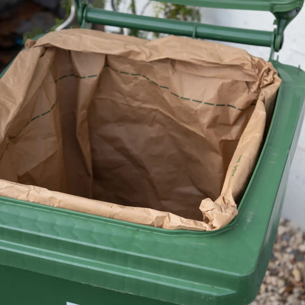 Ecoliving Compostable Paper Wheelie Bin Liners