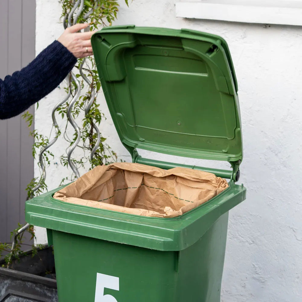 Ecoliving Compostable Paper Wheelie Bin Liners