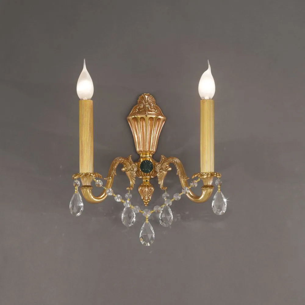 Elegant Classic 2 Arm Wall Light