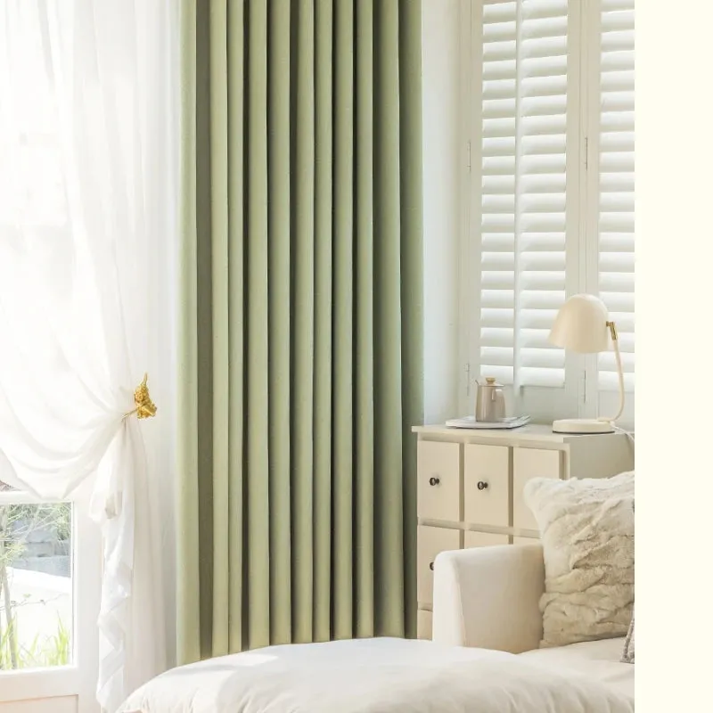 Elena Striped Chenille Curtain Swatch