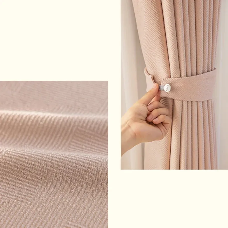 Elena Striped Chenille Curtain Swatch