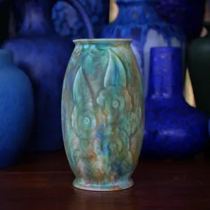 English Deco Bas Relief Vase