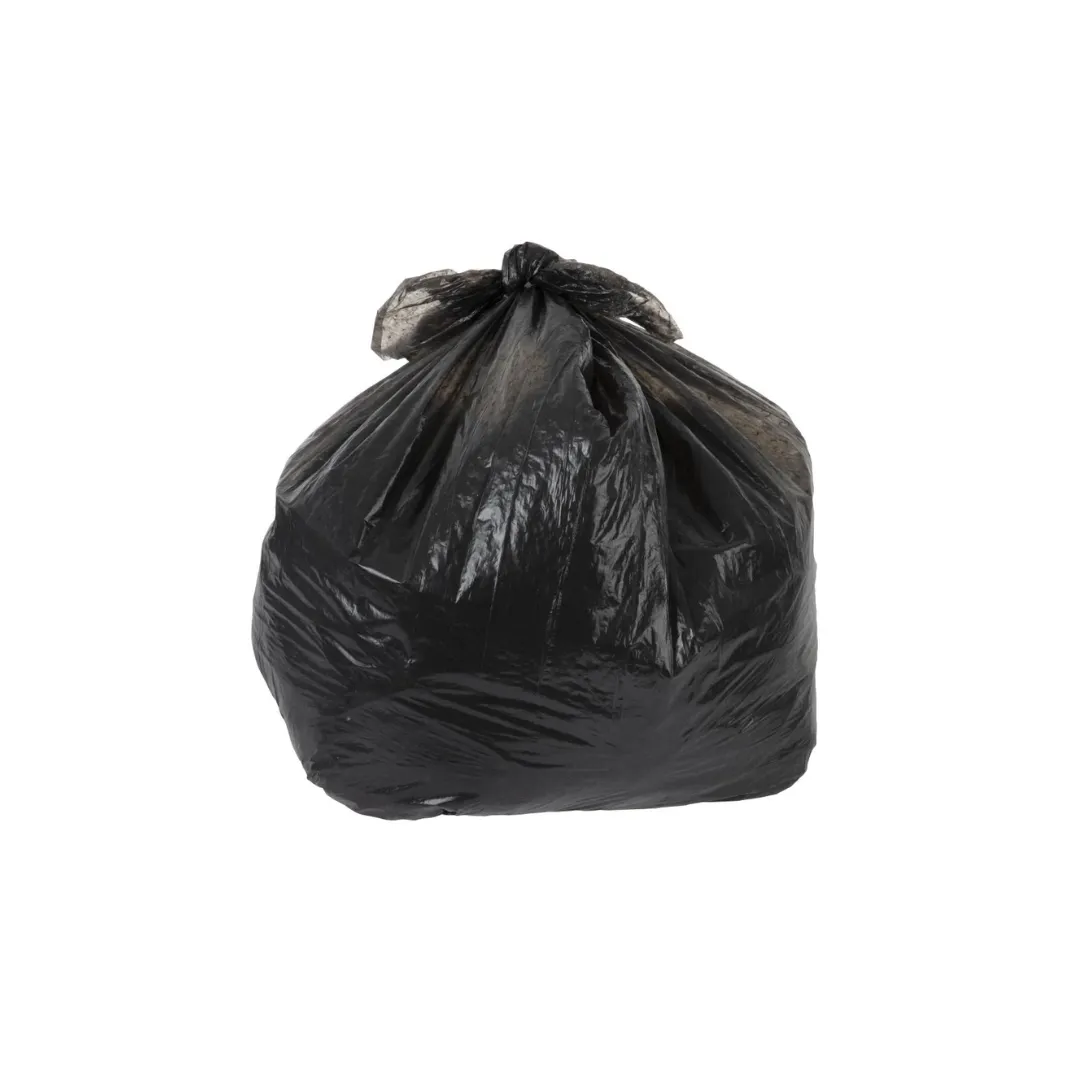 GK688 Jantex Medium Medium-Duty Black Bin Bags 70Ltr (Pack of 200)